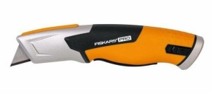 Fiskars 1062938 nożyk Czarny, Pomarańczowy Brzytwa