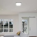 Plafon V-TAC VT-8630S natynkowy 36W LED IP44 42x42cm czujnik ruchu 4000K 3820lm (SKU 76741) Czarny - 2094263