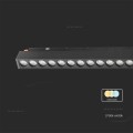Oprawa Szynosystemu 48V V-TAC 20W LED SMART WiFi TRACKLIGHT 3w1 Czarna VT-3621 2700K-6400K 2000lm - 2094390