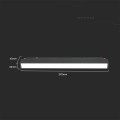 Oprawa Szynosystemu 48V V-TAC 12W LED SMART WiFi TRACKLIGHT 3w1 Czarna VT-3612 2700K-6400K 1200lm - 2094409