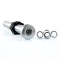 Gryf olimpijski łamany 8,3 kg / 1200 mm z zaciskami lock jaw HMS GOL160 - 2263289