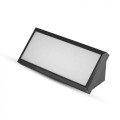 Oprawa ścienna LED V-TAC VT-8054 ukośna 12W IP65 4000K 1250lm (SKU 6808) Czarny - 2262226