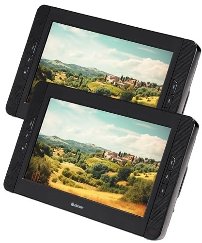 Przenośny odtwarzacz DVD Denver MTW-1098 z ekranami 2 x 10" - 2236206
