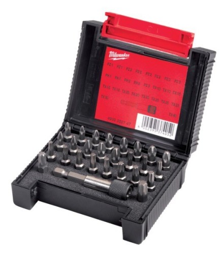 MILWAUKEE ZESTAW KOŃCÓWEK 27szt /PUDEŁKO /PH-PZ-TX +UCHWYT. - 2281272