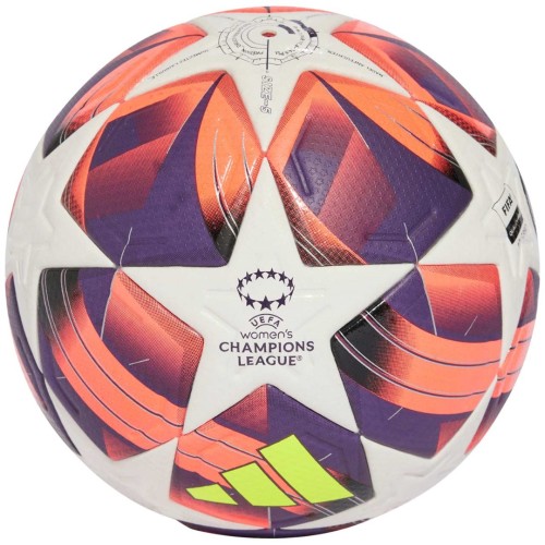 Piłka nożna adidas W UCL Pro biało-fioletowo-różowa IS7437 5 - 2319088