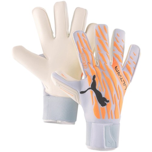 Rękawice bramkarskie Puma Ultra Grip 1 Hybrid Pro szaro-pomarańczowe 41786 05 9,5 - 2319471
