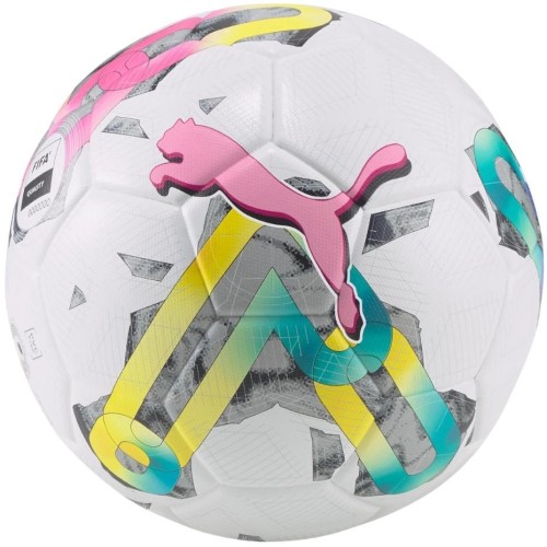 Piłka nożna Puma Orbita 3 TB FIFA Quality biało-zielono-różowa 83776 01 5 - 2319108