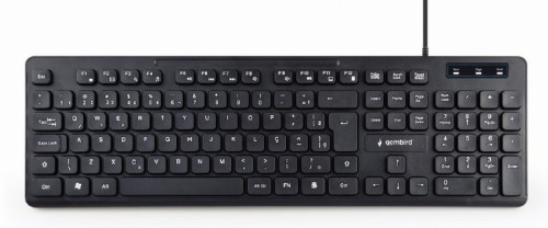 Klawiatura typu &amp;quot;czekoladki&amp;quot; USB 1.4m czarna Gembird - 2220945