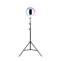 Tripod Havit ST7026 z pierścieniem świetlnym RGB (czarny) - 2394272