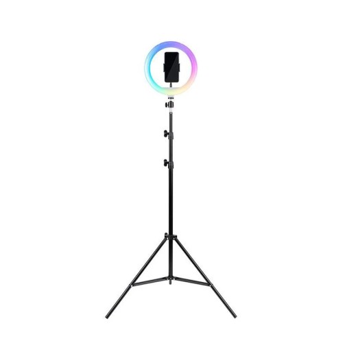 Tripod Havit ST7026 z pierścieniem świetlnym RGB (czarny) - 2394272
