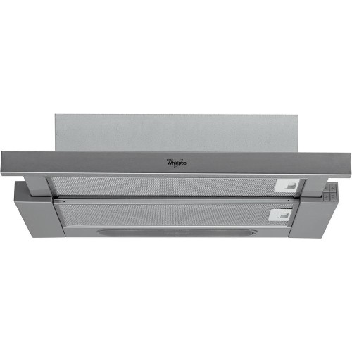 Okap teleskopowy Whirlpool AKR 6390/1 IX (371 m3/h; 599mm; kolor srebrny) - 835318