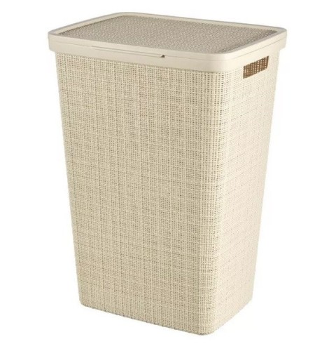 Kosz na bieliznę Curver JUTE 58L Kremowy - 2105385