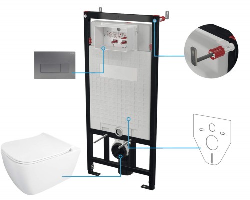 Zestaw WC podtynkowy 6 w 1 - 2395668