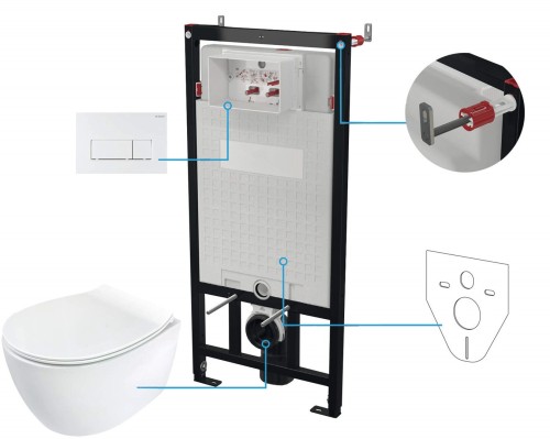 Zestaw WC podtynkowy 6 w 1 - 2395669