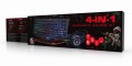 Gembird GGS-UMGL4-01 klawiatura Dołączona myszka USB QWERTY US English Czarny - 1029424
