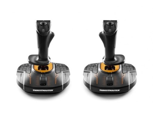 Thrustmaster T.16000M FCS SPACE SIM DUO Czarny, Pomarańczowy USB Joystick Analogowa/Cyfrowa PC - 2367433