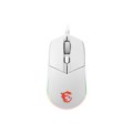 MSI CLUTCH GM11 WHITE myszka Oburęczny USB Typu-A Optyczny 5000 DPI - 1888214