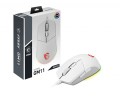MSI CLUTCH GM11 WHITE myszka Oburęczny USB Typu-A Optyczny 5000 DPI - 1029762