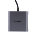 UNITEK ADAPTER USB-C, 2x HDMI, 4K@60HZ, MST, V1404B - 1480736