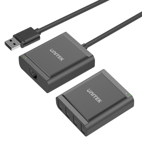 UNITEK Y-2516 huby i koncentratory USB 2.0 480 Mbit/s Czarny - 2279737