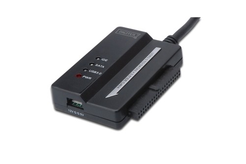 Konwerter IDE, SATA na USB 3.0 z zasilaczem (12V/2A) - 2129175