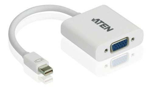 ATEN VC920-AT adapter kablowy Mini DisplayPort VGA (D-Sub) Biały - 1912056