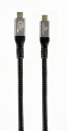 Gembird CCBP-USB4-CMCM240-1.5M Kabel USB 4 typu C Power Delivery (PD) do ładowania i transmisji danych, 40 Gb/s, 240 W, 1.5m - 2400069