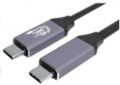 Gembird CCBP-USB4-CMCM240-1.5M Kabel USB 4 typu C Power Delivery (PD) do ładowania i transmisji danych, 40 Gb/s, 240 W, 1.5m - 2054207