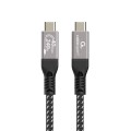Gembird CCBP-USB4-CMCM240-1.5M Kabel USB 4 typu C Power Delivery (PD) do ładowania i transmisji danych, 40 Gb/s, 240 W, 1.5m - 2400068