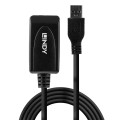 Lindy 43155 kabel USB USB 3.2 Gen 1 (3.1 Gen 1) 5 m USB A Czarny - 2400073