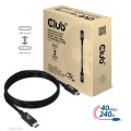 CLUB3D CAC-1576 kabel USB USB4 Gen 3x2 1 m USB C Czarny - 2400088