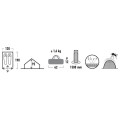 High Peak Namiot Minipack 2 2 os. Niebieski, Zielony Namiot trójkątny - 2247446