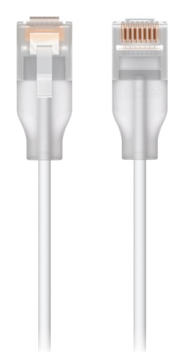 Ubiquiti UACC-Cable-Patch-EL-15M-W kabel sieciowy Półprzezroczysty, Biały Cat6 - 2247799