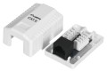 Gniazdo natynkowe Lanberg OU6-0001-W (RJ-45; kat. 6; UTP; kolor biały) - 2400338