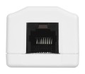 Gniazdo natynkowe Lanberg OU6-0001-W (RJ-45; kat. 6; UTP; kolor biały) - 2400337
