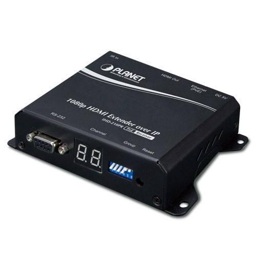PLANET IHD-210PR przedłużacz AV Amplituner Czarny - 2260109