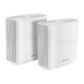 ASUS ZenWiFi AX (XT9) AX7800 2er Set Weiß Tri-band (2.4 GHz/5 GHz/5 GHz) Wi-Fi 6 (802.11ax) Biały 4 Wewnętrzne - 2200120