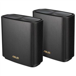 System Mesh Asus ZenWiFi XT9 2PK AX7800 Wi-Fi 6 Black dwupak EU+UK
