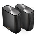 ASUS ZenWiFi AX (XT9) AX7800 2er Set Schwarz Tri-band (2.4 GHz/5 GHz/5 GHz) Wi-Fi 6 (802.11ax) Czarny 4 Wewnętrzne - 2400499