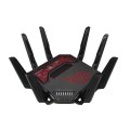 ASUS ROG Rapture GT-BE19000 router bezprzewodowy Multi-Gigabit Ethernet Trójpasmowy (2,4 GHz / 5 GHz / 6 GHz) Czarny, Czerwony - 2400619