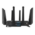 ASUS ROG Rapture GT-BE19000 router bezprzewodowy Multi-Gigabit Ethernet Trójpasmowy (2,4 GHz / 5 GHz / 6 GHz) Czarny, Czerwony - 2400627