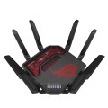 ASUS ROG Rapture GT-BE19000 router bezprzewodowy Multi-Gigabit Ethernet Trójpasmowy (2,4 GHz / 5 GHz / 6 GHz) Czarny, Czerwony - 2400620