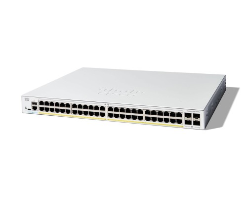 Cisco C1200-48P-4G łącza sieciowe Zarządzany L2/L3 Gigabit Ethernet (10/100/1000) Biały - 2210821