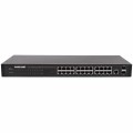 Intellinet 560917 łącza sieciowe Zarządzany Gigabit Ethernet (10/100/1000) 1U Czarny - 2003148