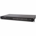 Intellinet 560917 łącza sieciowe Zarządzany Gigabit Ethernet (10/100/1000) 1U Czarny - 2003151