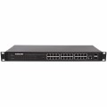 Intellinet 560917 łącza sieciowe Zarządzany Gigabit Ethernet (10/100/1000) 1U Czarny - 2003150