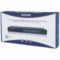 Intellinet 560917 łącza sieciowe Zarządzany Gigabit Ethernet (10/100/1000) 1U Czarny - 2400718