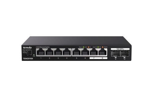 Tenda TEM2010X łącza sieciowe 2.5G Ethernet (100/1000/2500) Komputer stacjonarny Czarny - 2279884