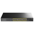 Cudy GS1028PS2 łącza sieciowe Gigabit Ethernet (10/100/1000) Obsługa PoE Czarny - 2312902