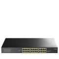 Cudy GS1028PS2 łącza sieciowe Gigabit Ethernet (10/100/1000) Obsługa PoE Czarny - 2400771